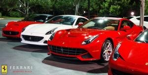 Встреча владельцев Ferrari в Калифорнии