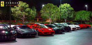 Встреча владельцев Ferrari в Калифорнии