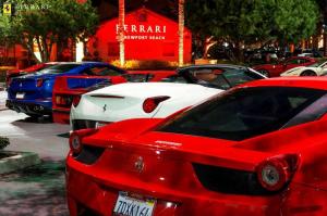 Встреча владельцев Ferrari в Калифорнии