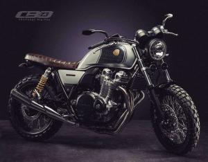 Кастом-скрэмблер на базе Honda CB1100X