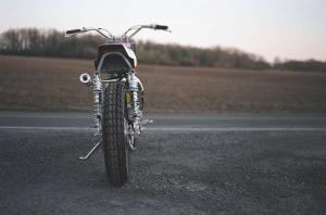 1975 Yamaha DT250 by One Down Four Up