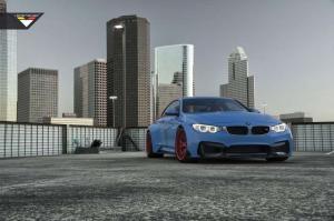 2015 BMW M4 Coupe GTRS4 Yas Marina Blue by Vorsteiner