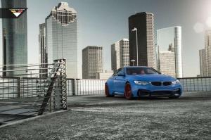 2015 BMW M4 Coupe GTRS4 Yas Marina Blue by Vorsteiner