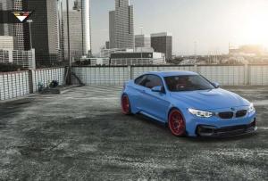 2015 BMW M4 Coupe GTRS4 Yas Marina Blue by Vorsteiner