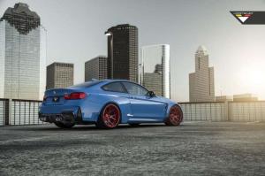 2015 BMW M4 Coupe GTRS4 Yas Marina Blue by Vorsteiner