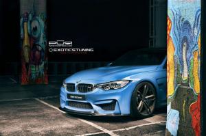 2015 BMW M3 Sedan Yas Marina Blue by ReinArt Design on PUR Wheels