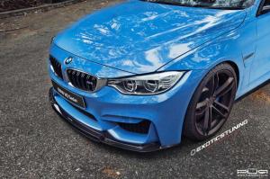 2015 BMW M3 Sedan Yas Marina Blue by ReinArt Design on PUR Wheels