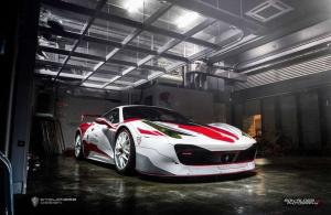 2015 Ferrari 458 Challenge Evoluzione by Impressive Wrap