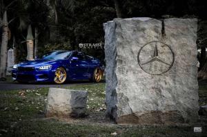 2015 BMW M6 Coupe San Marino Blue on Strasse Wheels