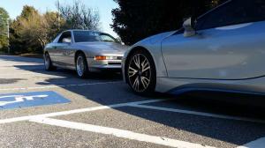 BMW i8 и BMW 850Ci