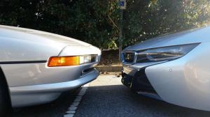 BMW i8 и BMW 850Ci