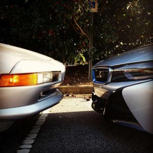 BMW i8 и BMW 850Ci