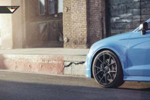 2015 Audi S3 Riviera Blue on Vorsteiner Wheels V-FF 103)
