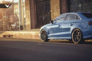 2015 Audi S3 Riviera Blue on Vorsteiner Wheels V-FF 103)