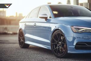 2015 Audi S3 Riviera Blue on Vorsteiner Wheels V-FF 103)