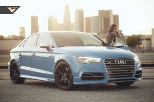 2015 Audi S3 Riviera Blue on Vorsteiner Wheels V-FF 103)