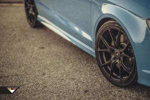 2015 Audi S3 Riviera Blue on Vorsteiner Wheels V-FF 103)