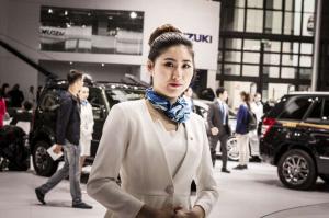 Девушки автосалона в Шанхае 2015