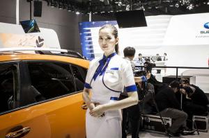 Девушки автосалона в Шанхае 2015