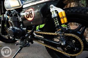 2015 Honda CB450 Black Bomber by Gearhead Monkey Garage