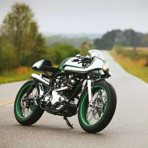 1968 Norton Commando 750 Misty Green by Fuller Moto