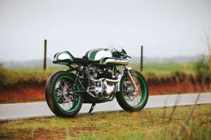 1968 Norton Commando 750 Misty Green by Fuller Moto
