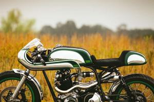1968 Norton Commando 750 Misty Green by Fuller Moto