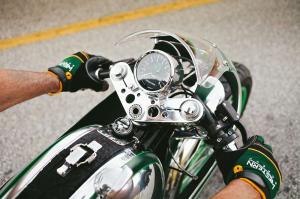 1968 Norton Commando 750 Misty Green by Fuller Moto