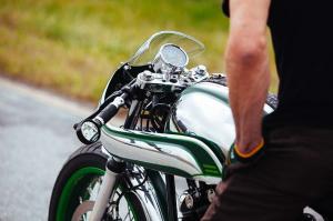1968 Norton Commando 750 Misty Green by Fuller Moto