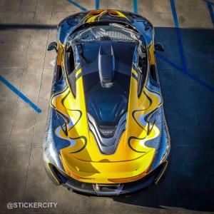 2015 McLaren P1 Tatoo Edition by Sticker City