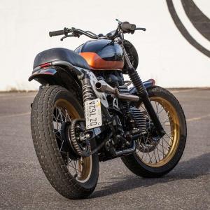2010 Triumph Scrambler Teeth Gnasher by See See Motor Coffee Co.