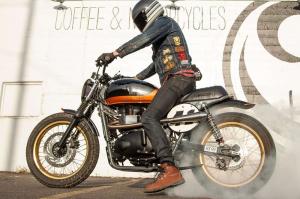 2010 Triumph Scrambler Teeth Gnasher by See See Motor Coffee Co.
