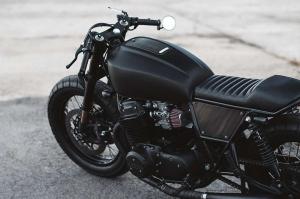 1978 Honda CB750 Blacker Than Black by Clockwork Motorcycles