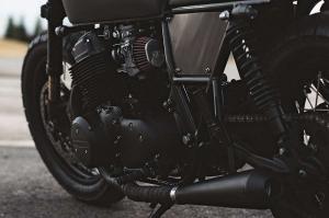 1978 Honda CB750 Blacker Than Black by Clockwork Motorcycles