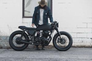 1978 Honda CB750 Blacker Than Black by Clockwork Motorcycles