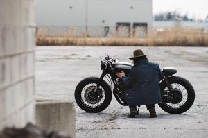 1978 Honda CB750 Blacker Than Black by Clockwork Motorcycles