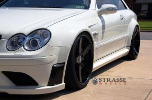 2014 Mercedes-Benz CLK63 AMG Black Series with T5 Strasse Wheels