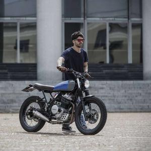 1989 Honda Dominator NX650 Beach Body by Marco di Marcello