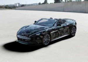 Кабриолет Aston Martin Vanquish Volante в камуфляже