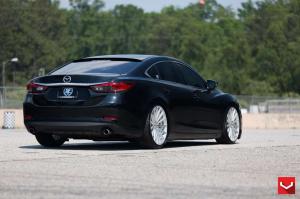 2015 Mazda6 Jet Black on Vossen Wheels