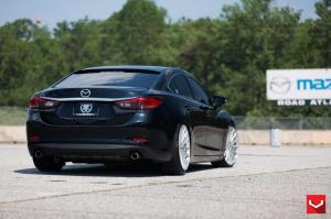 2015 Mazda6 Jet Black on Vossen Wheels