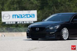 2015 Mazda6 Jet Black on Vossen Wheels