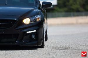 2015 Mazda6 Jet Black on Vossen Wheels