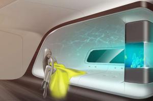 Дизайн салона самолета Mercedes-Benz для Lufthansa