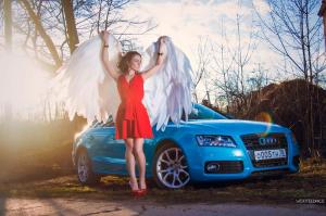 Ангел и Audi