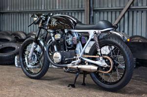 1971 Honda CB350 Black by Sixty-Six Motorcycles