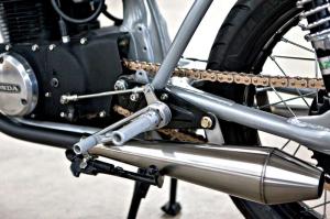1971 Honda CB350 Black by Sixty-Six Motorcycles