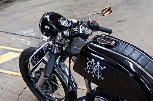 1971 Honda CB350 Black by Sixty-Six Motorcycles