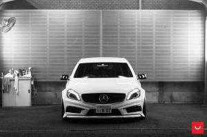 2015 Mercedes-AMG A45 by Hamana Japan on Vossen Wheels