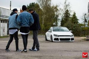 2015 Volkswagen Scirocco on Vossen Wheels VLE1)